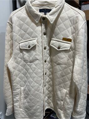 Simply Southern Quilted Cream Lightweight Shirt Jacket